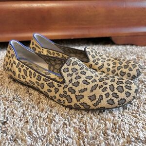 Rothy's Spotted Leopard Loafers Size 7.5